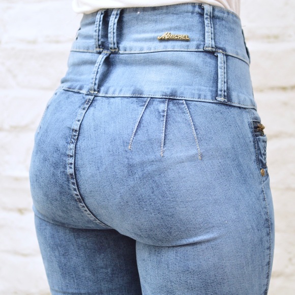 ❌SOLD❌ high waisted Colombian jeans - Picture 6 of 7